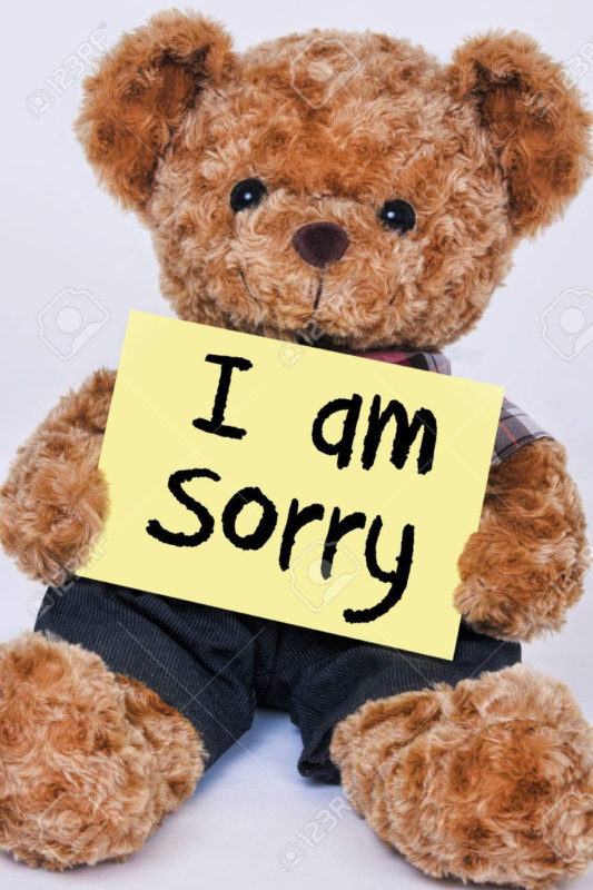 10 Latest Cute Teddy Bear Pics FULL HD 1080p For PC Background 2022 free download cute teddy bear holding a yellow sign that reads i am sorry isolated 533x800