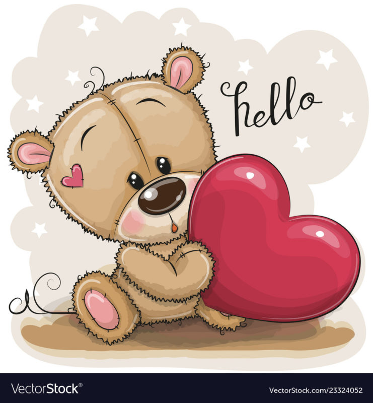 10 Latest Cute Teddy Bear Pics FULL HD 1080p For PC Background 2022 free download cute teddy bear with heart royalty free vector image 741x800