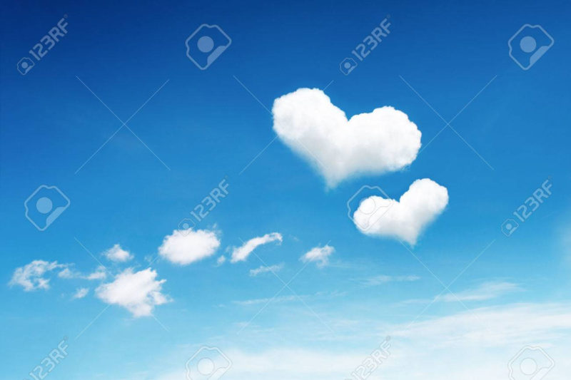 10 Top Imagenes De Cielo FULL HD 1080p For PC Background 2024 free download se trata de dos nubes de corazon en el cielo azul fotos retratos 800x533