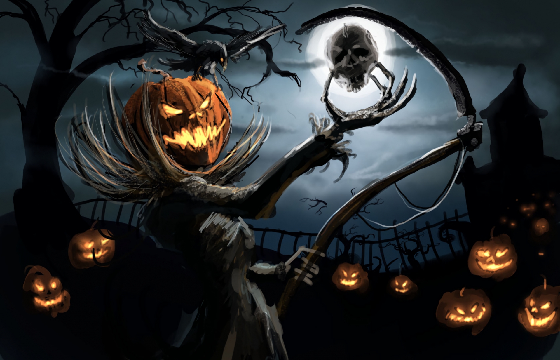 10 Top Free Scary Halloween Wallpaper FULL HD 1920×1080 For PC Desktop 2021