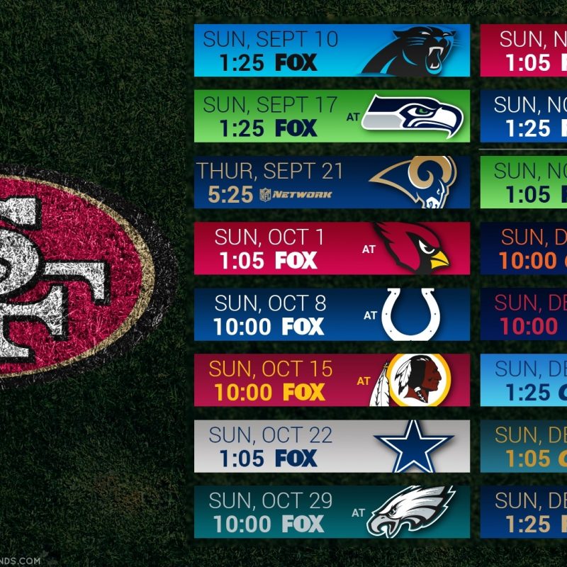 10 New 49Ers 2017 Schedule Wallpaper FULL HD 1920×1080 For PC Background 2023 free download 49ers wallpaper 2018 c2b7e291a0 800x800