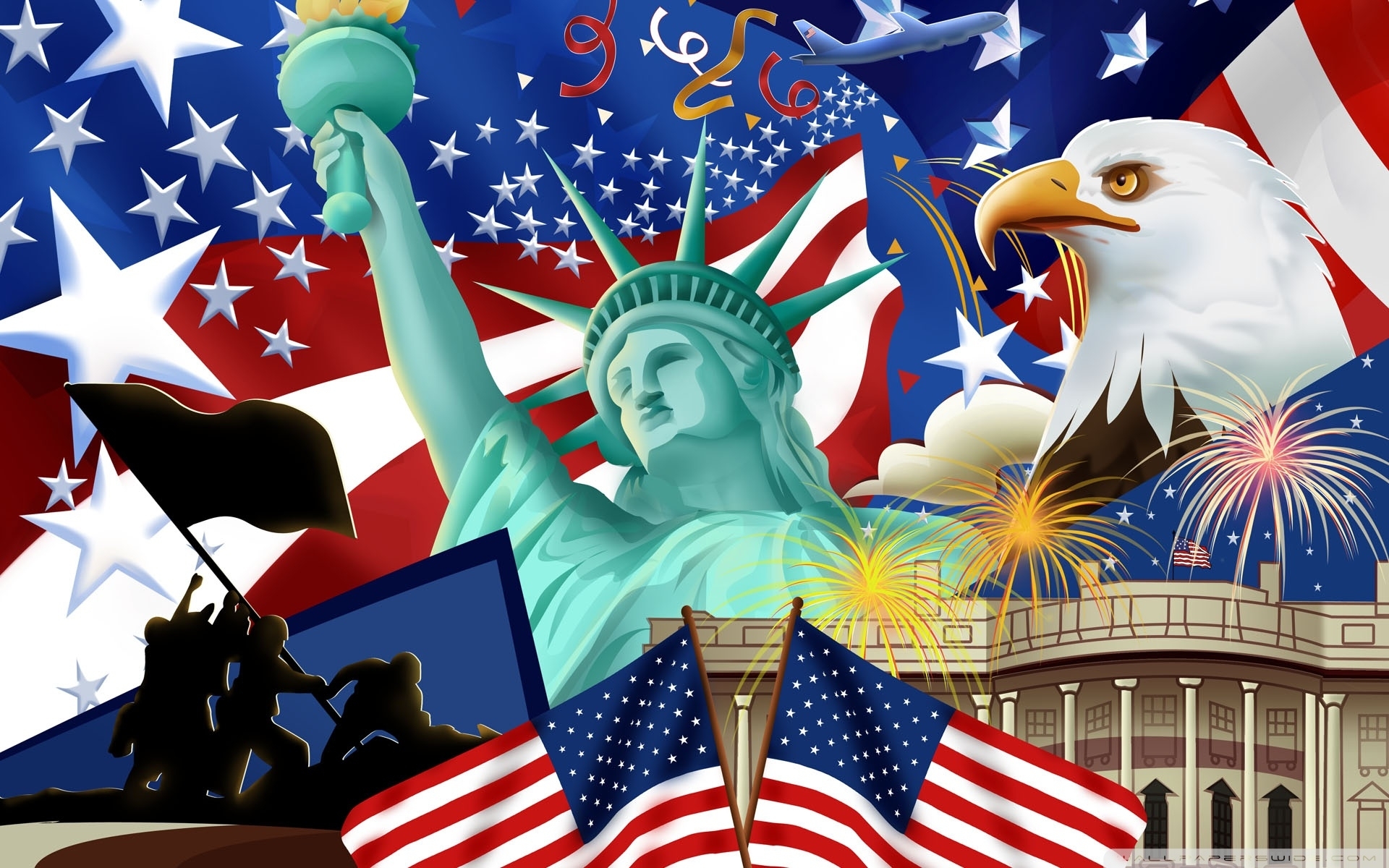 10 Latest 4 Of July Wallpapers FULL HD 1920×1080 For PC Background