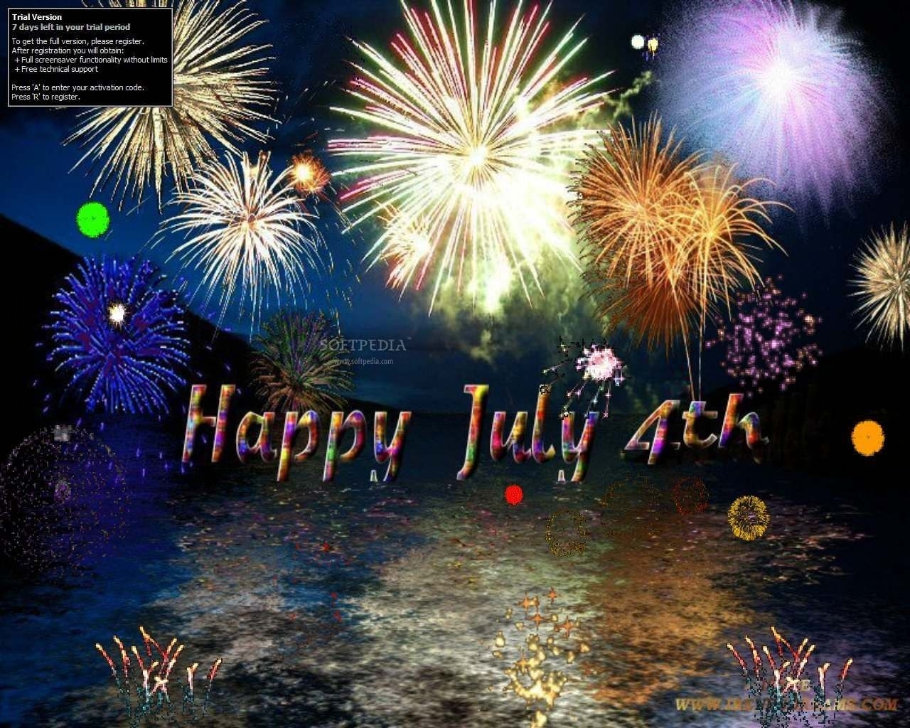 4th of july screensavers animated | of the fourth screensaver