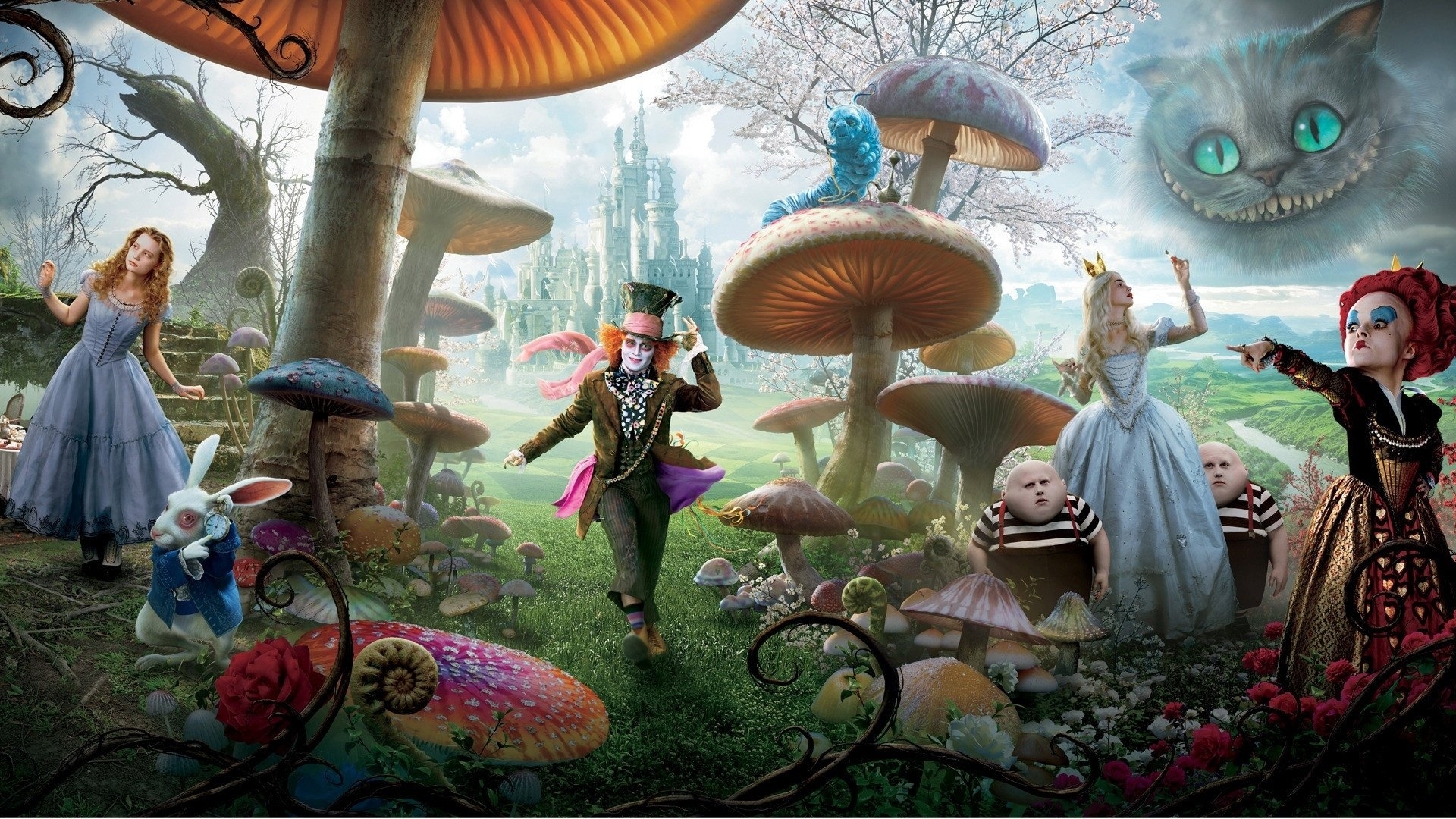 87 alice in wonderland (2010) hd wallpapers | background images