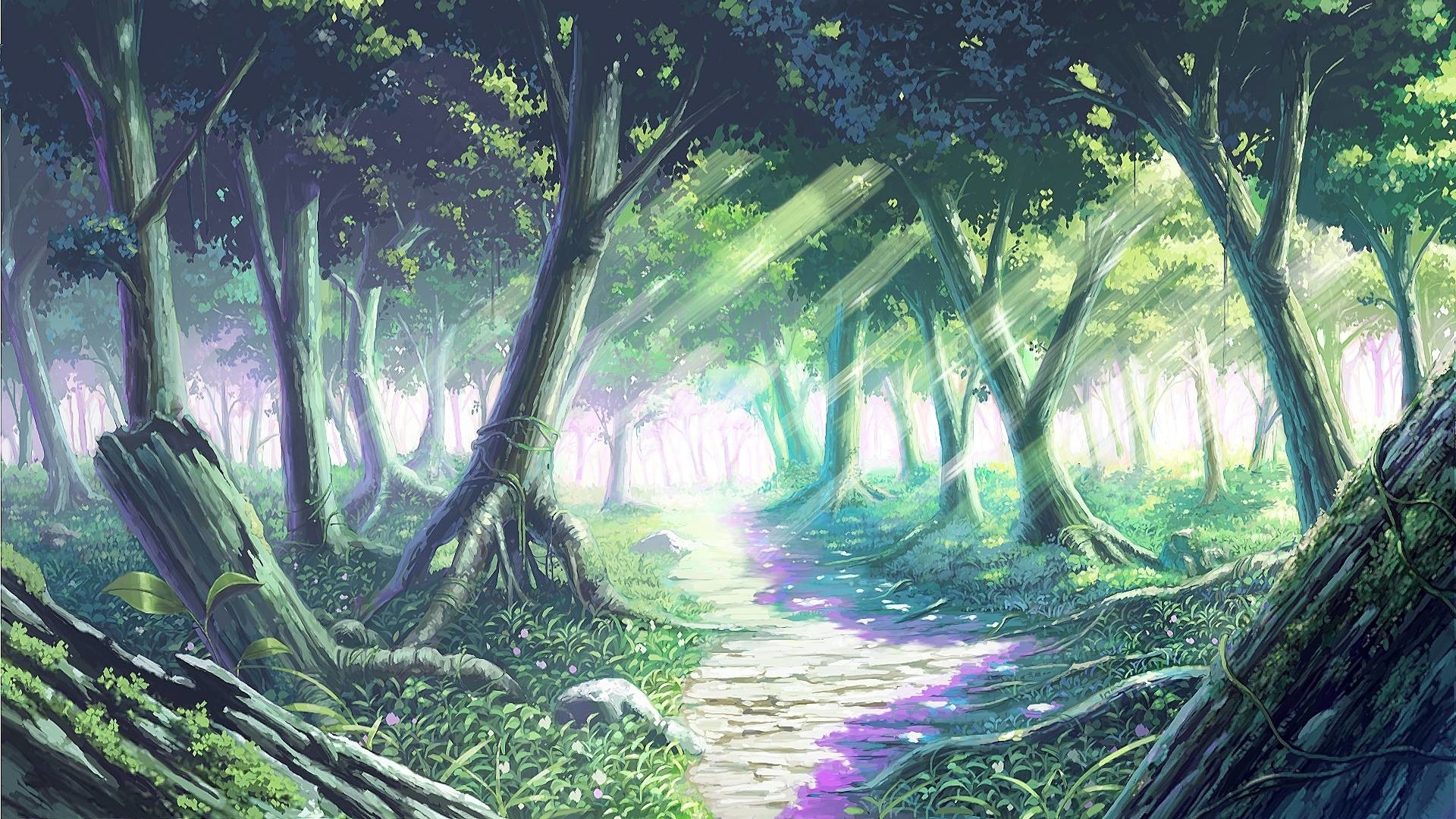 anime forest background (69+ images)