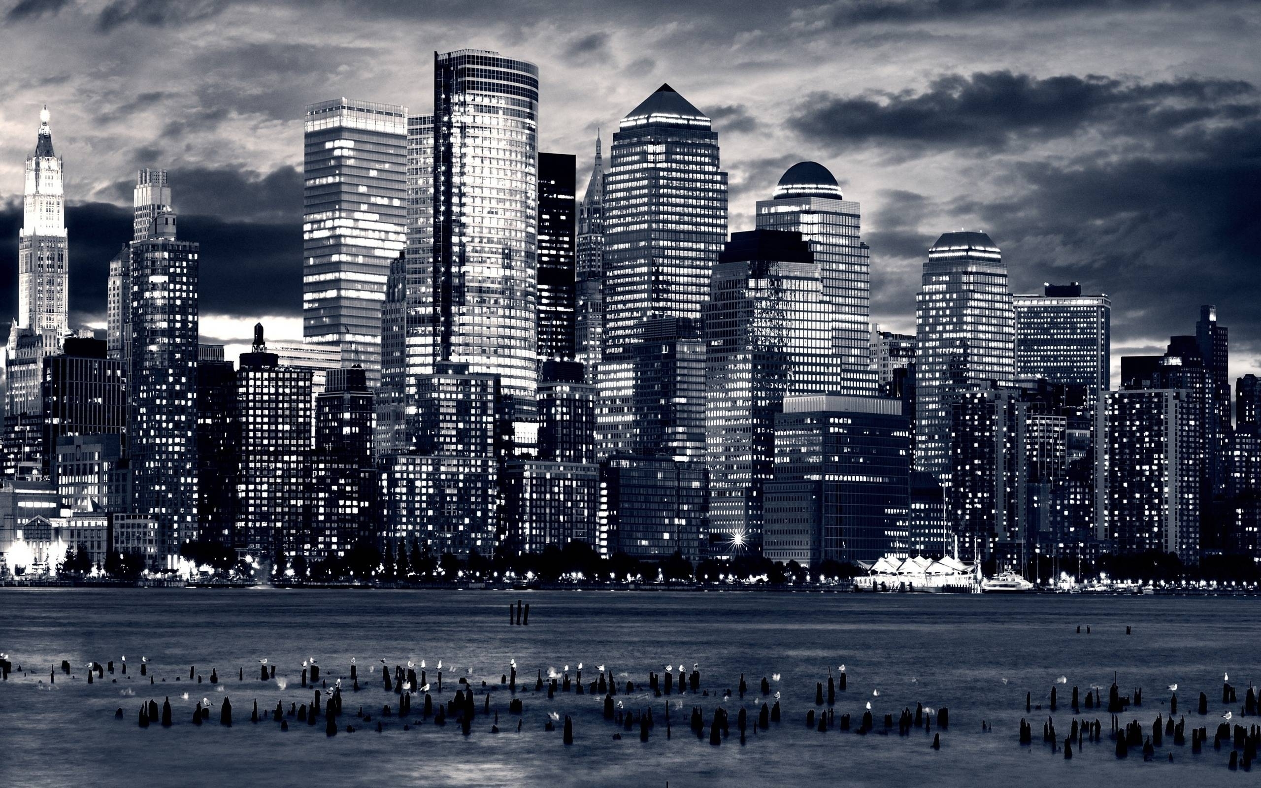 black and white city wallpapers - wallpaper cave