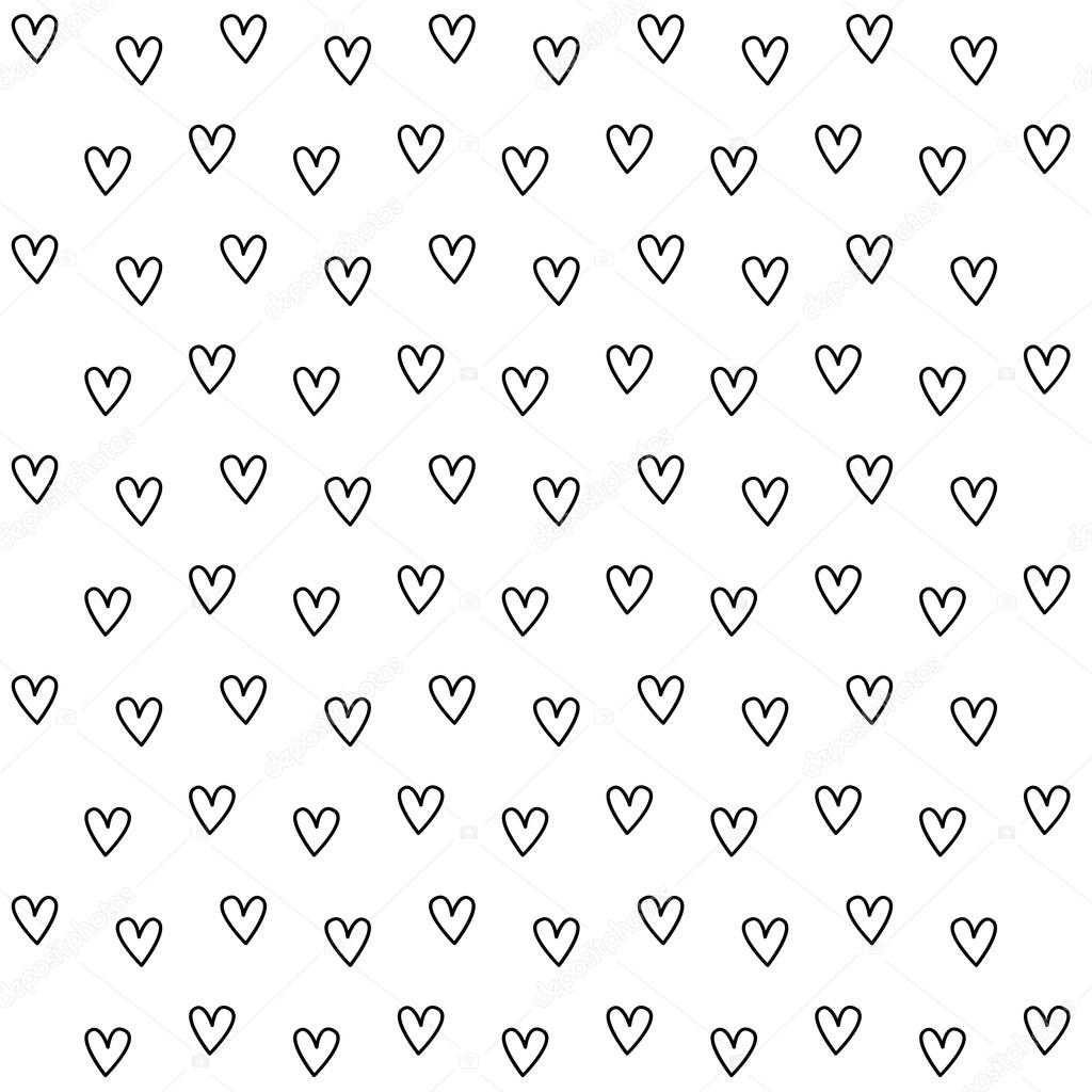 10 New Black And White Heart Background FULL HD 1920×1080 For PC Background