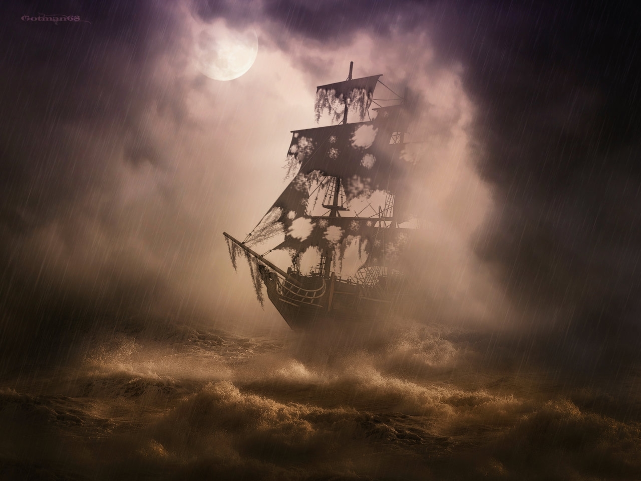 Палуба в тумане. Летучий голландец корабль призрак пираты Карибского моря. Чёрная Жемчужина корабль призрак. Ван дер Декен Летучий голландец. Ван дер Декен Капитан летучего голландца.