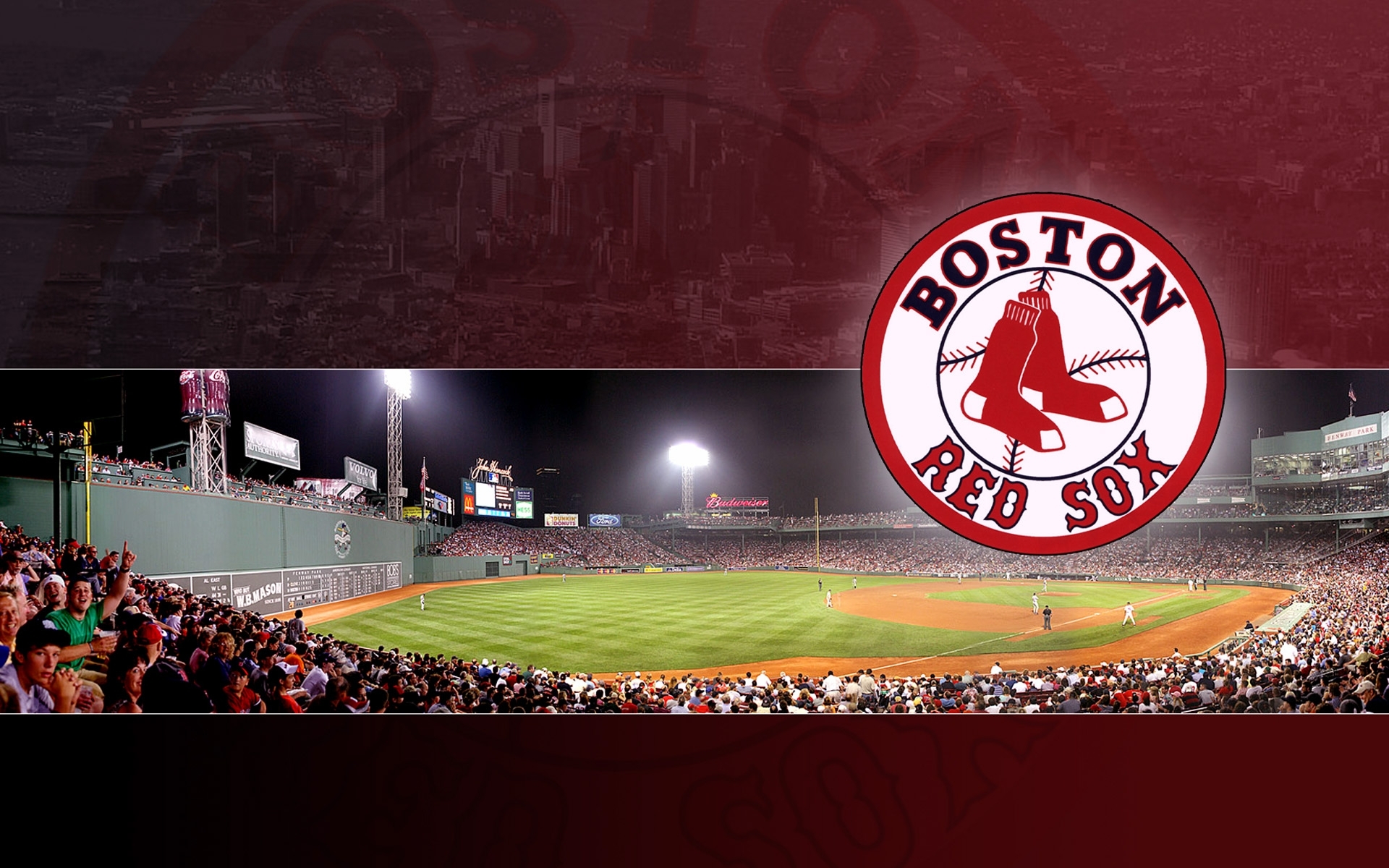 10 New Red Sox Screen Backgrounds FULL HD 1920×1080 For PC Background