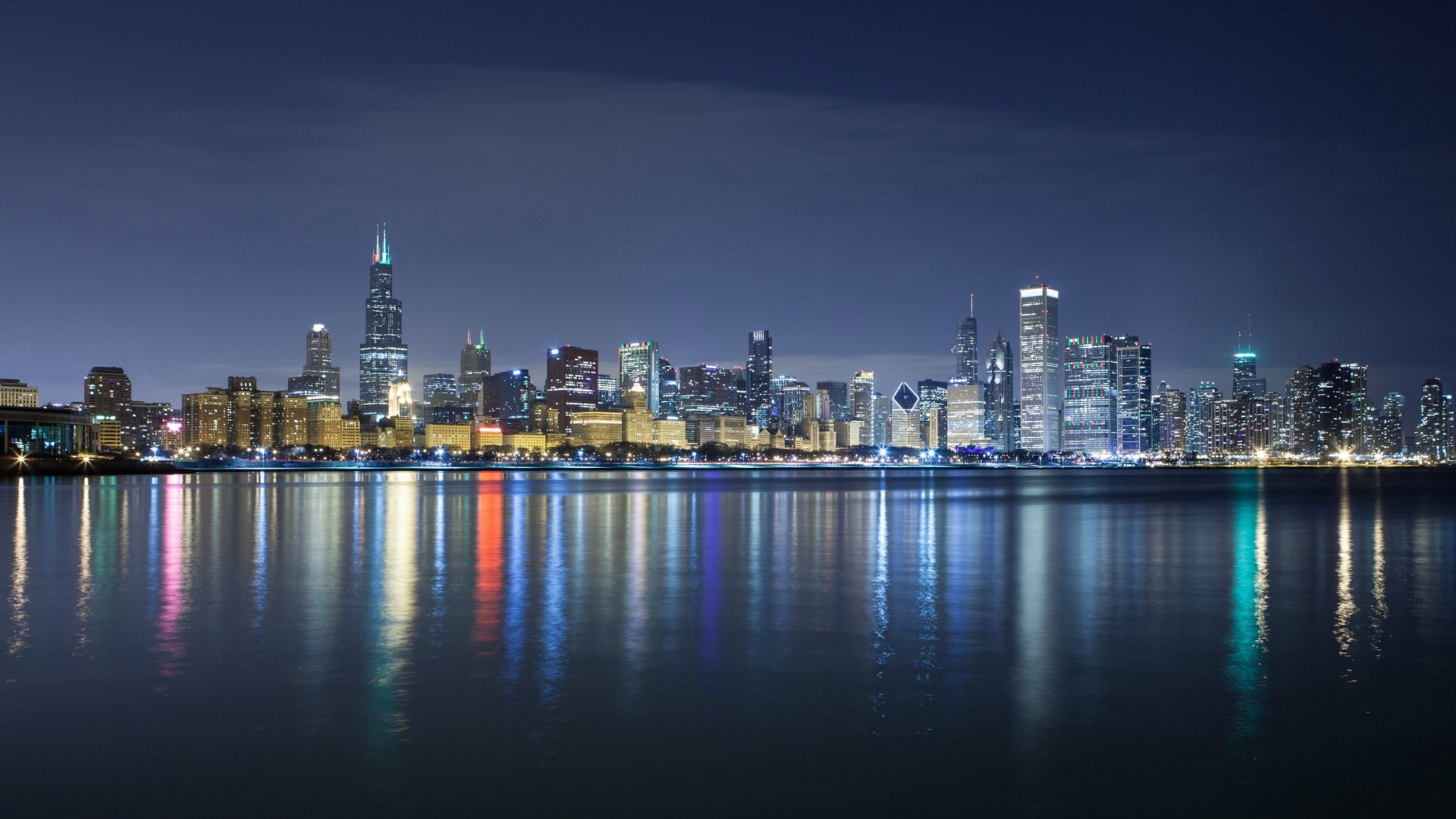 10 Most Popular Chicago Skyline Wallpaper 1920X1080 FULL HD 1080p For PC Background