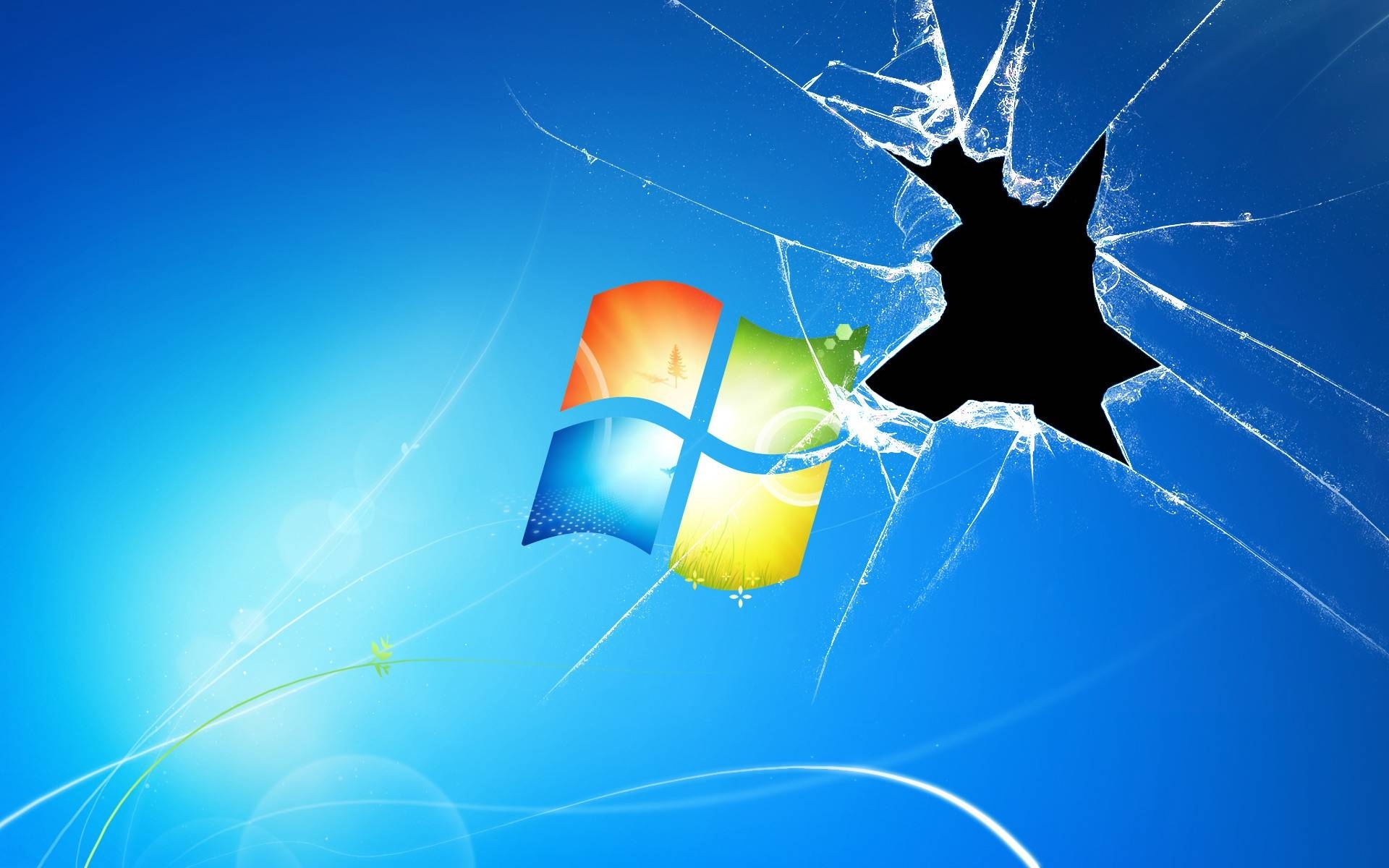 10 Latest Windows Cracked Screen Wallpaper FULL HD 1080p For PC Background
