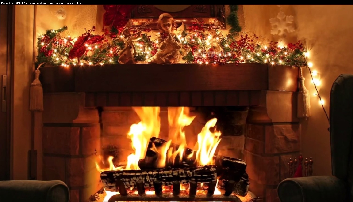 download christmas fireplace screensaver 5.1 build 4991
