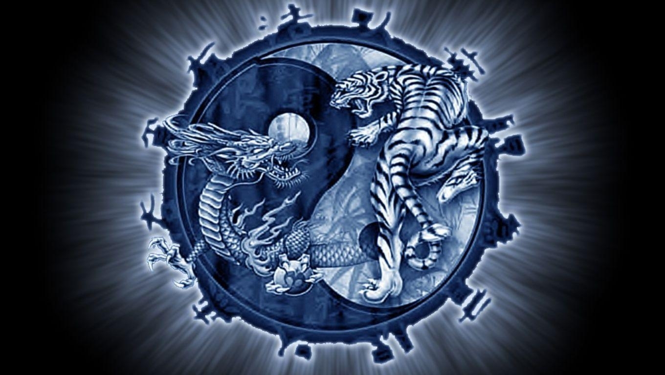 dragon yin yang wallpapers - wallpaper cave