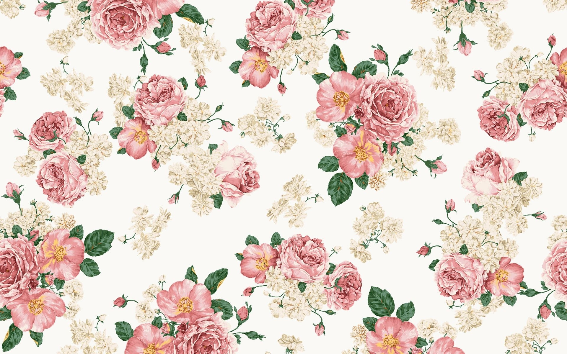 10 Latest Vintage Floral Pattern Wallpaper FULL HD 1080p For PC Background
