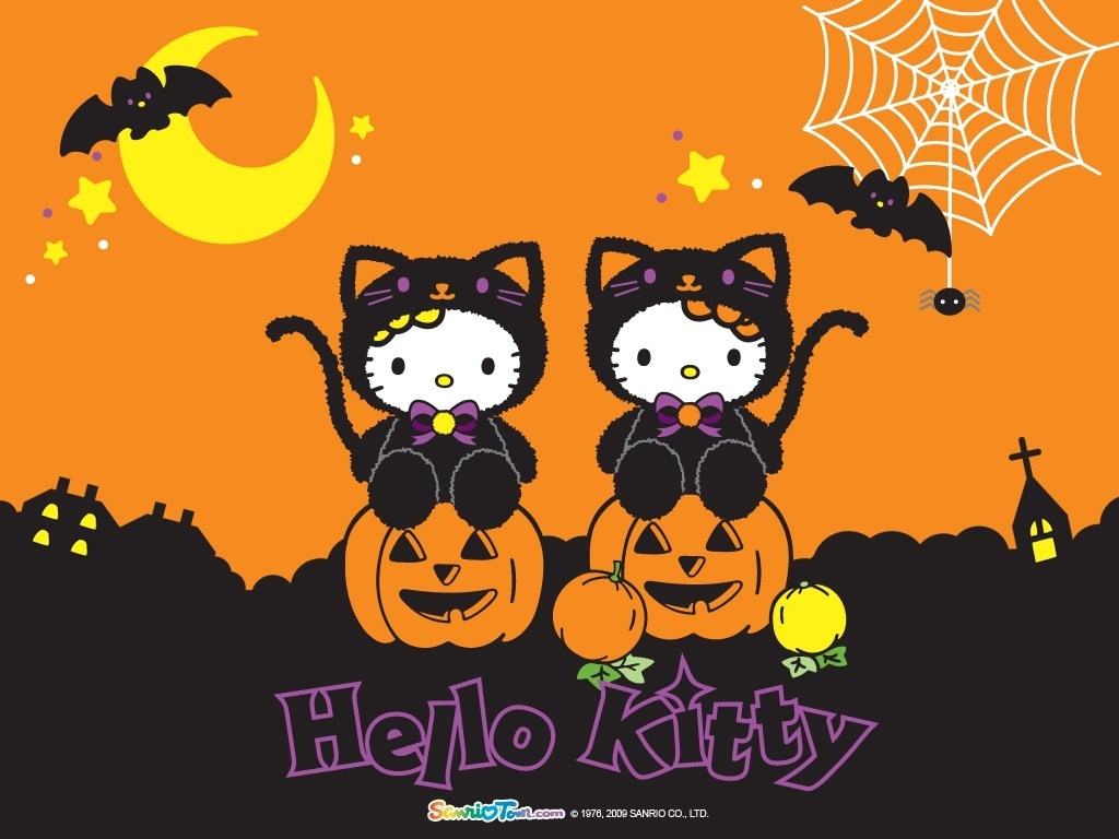 10 Top Hello Kitty Halloween Wallpapers FULL HD 1920×1080 For PC Desktop