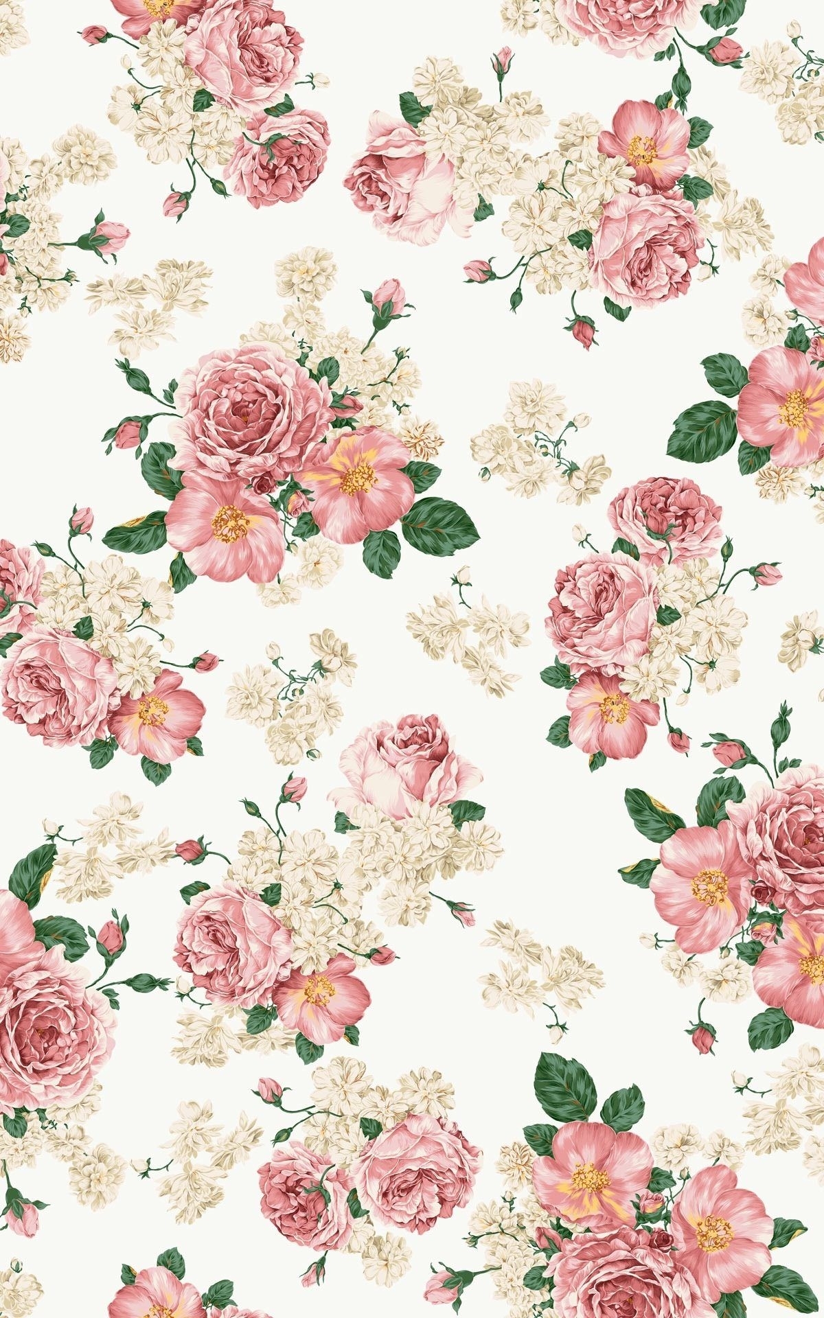 10 Best Vintage Pink Flower Wallpaper FULL HD 1920×1080 For PC Background