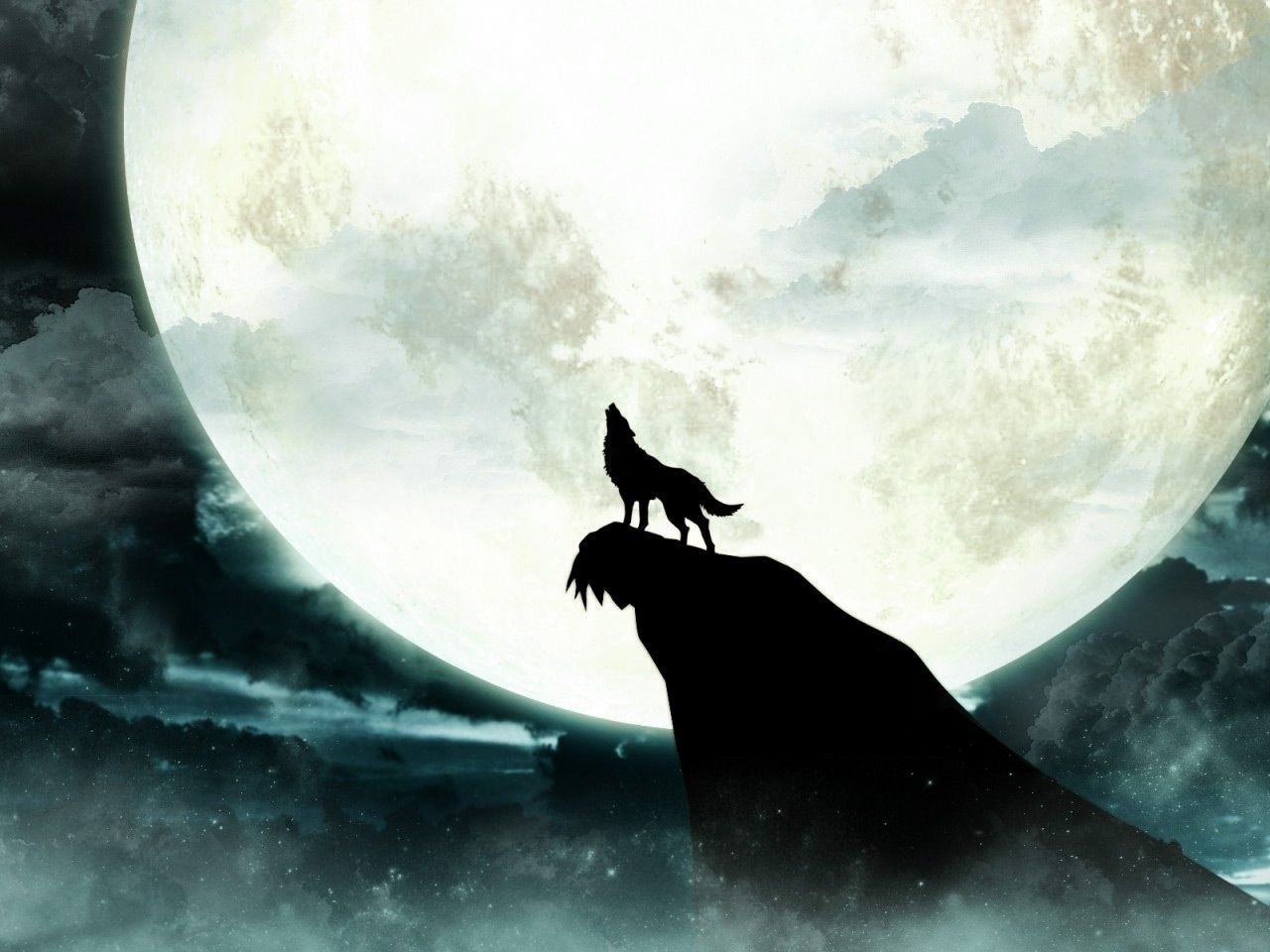 10 Best Wolf Howling At The Moon Wallpaper FULL HD 1080p For PC