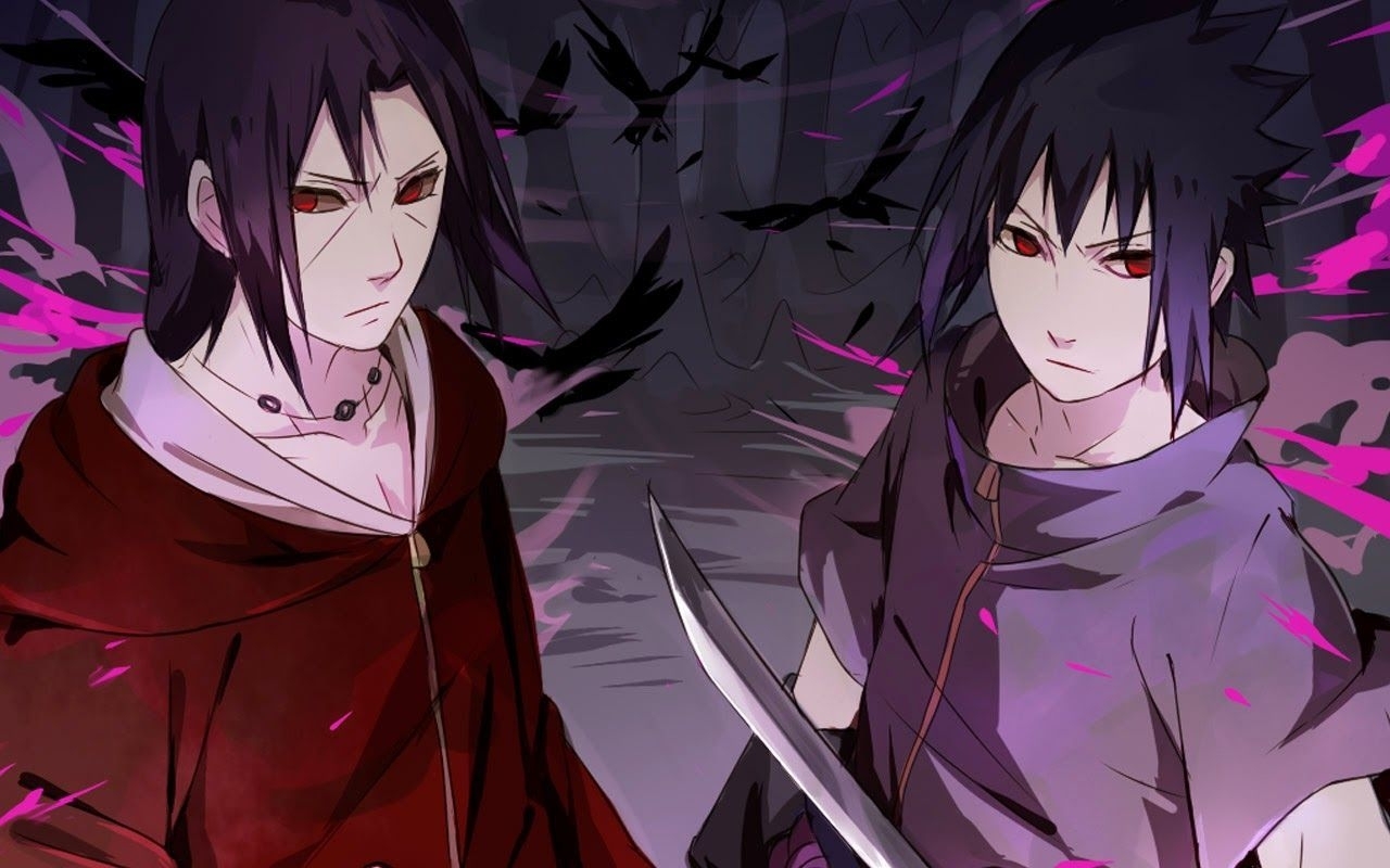 Title : itachi and sasuke uchiha wallpaper ♥ ♥ ♥ #cool #brothers #sharingan...