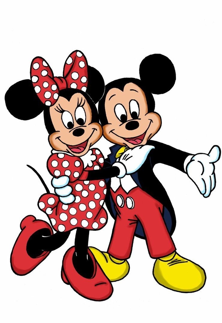 mickey_and_minnie_by_dgtrekker 741×1,078 พิกเซล | mickey and