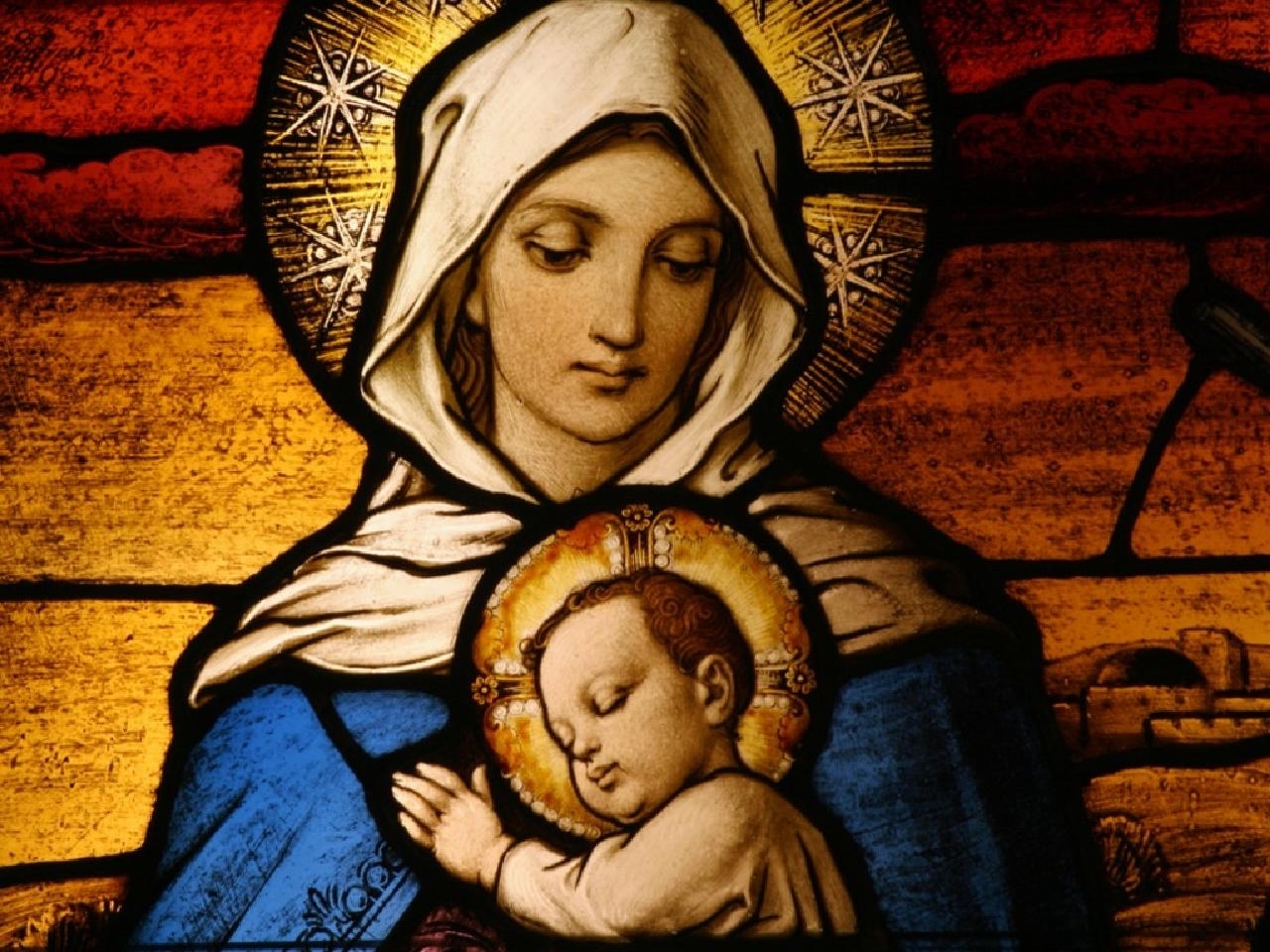 mother mary with baby jesus christ wallpaper picture download