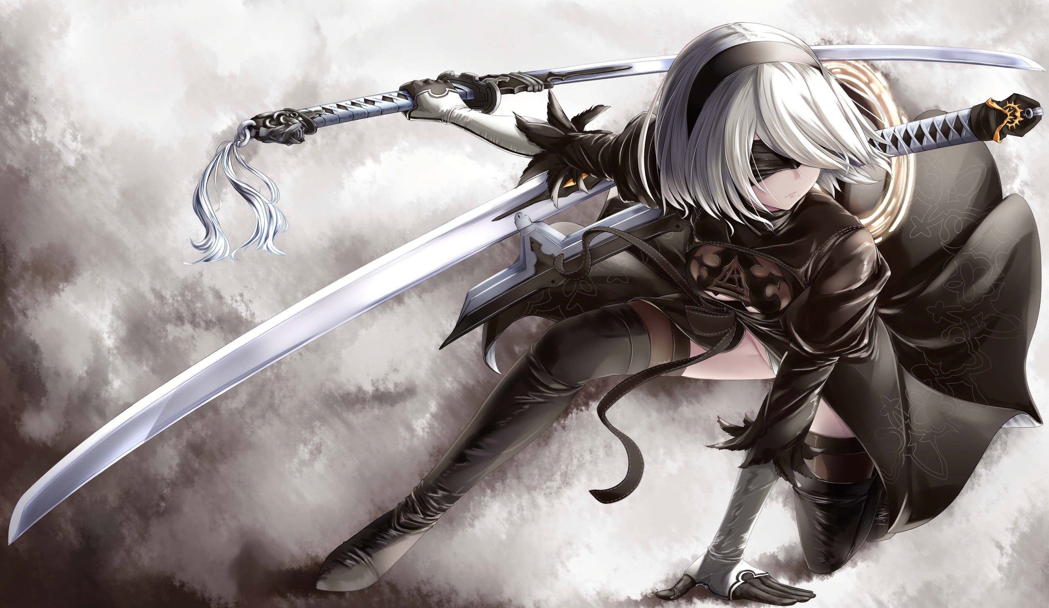10 Most Popular Nier Automata Wallpaper 2B FULL HD 1920×1080 For PC Background