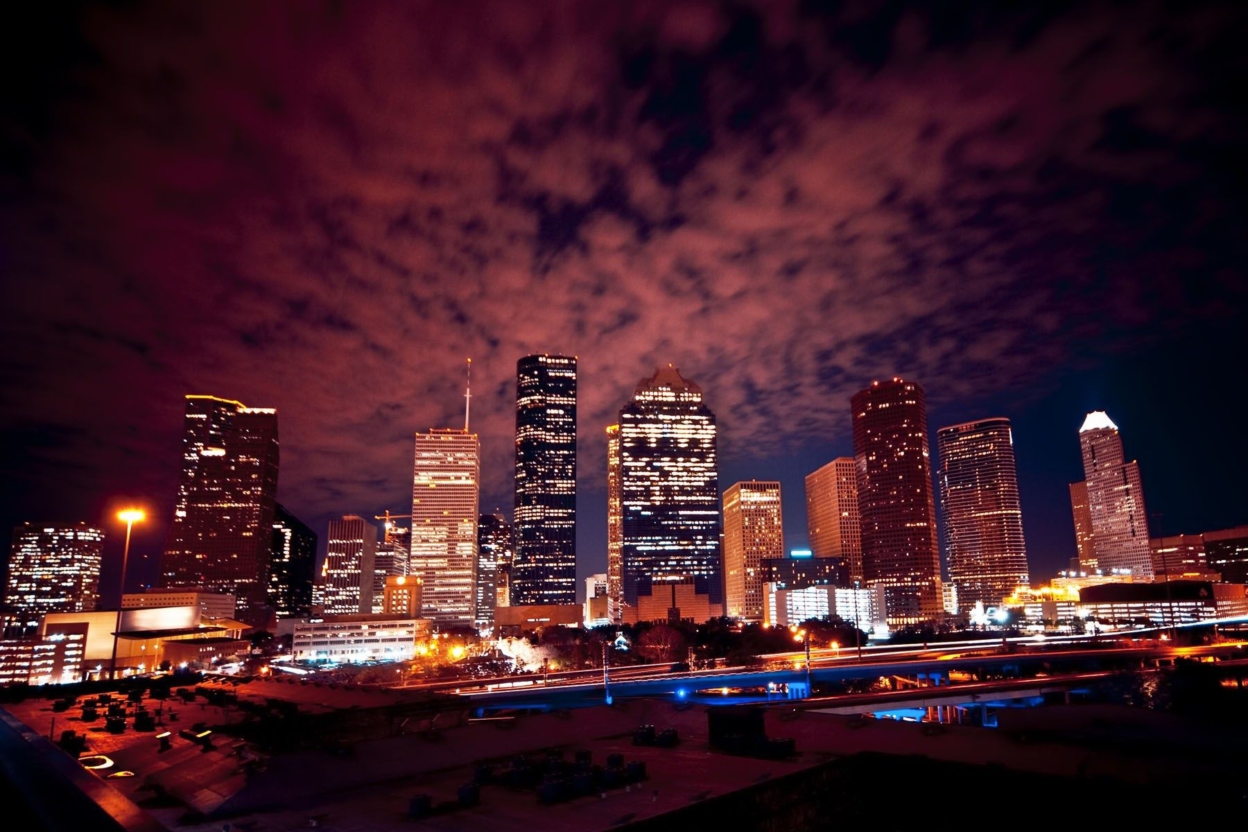 10 Latest Houston Skyline At Night Hd FULL HD 1080p For PC Background