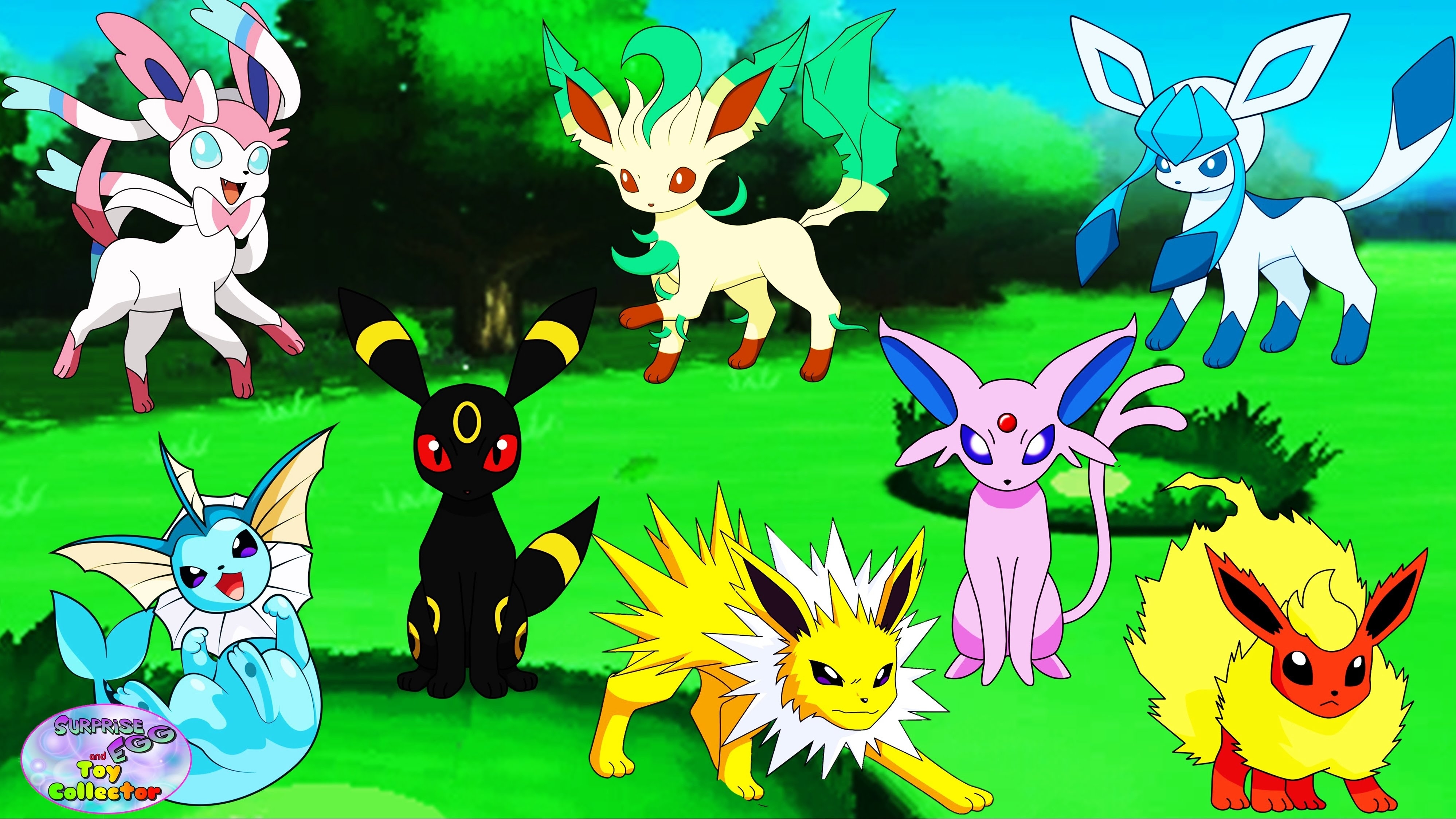 10 Best Pictures Of Eevee Evolutions FULL HD 1920×1080 For PC Desktop 2024