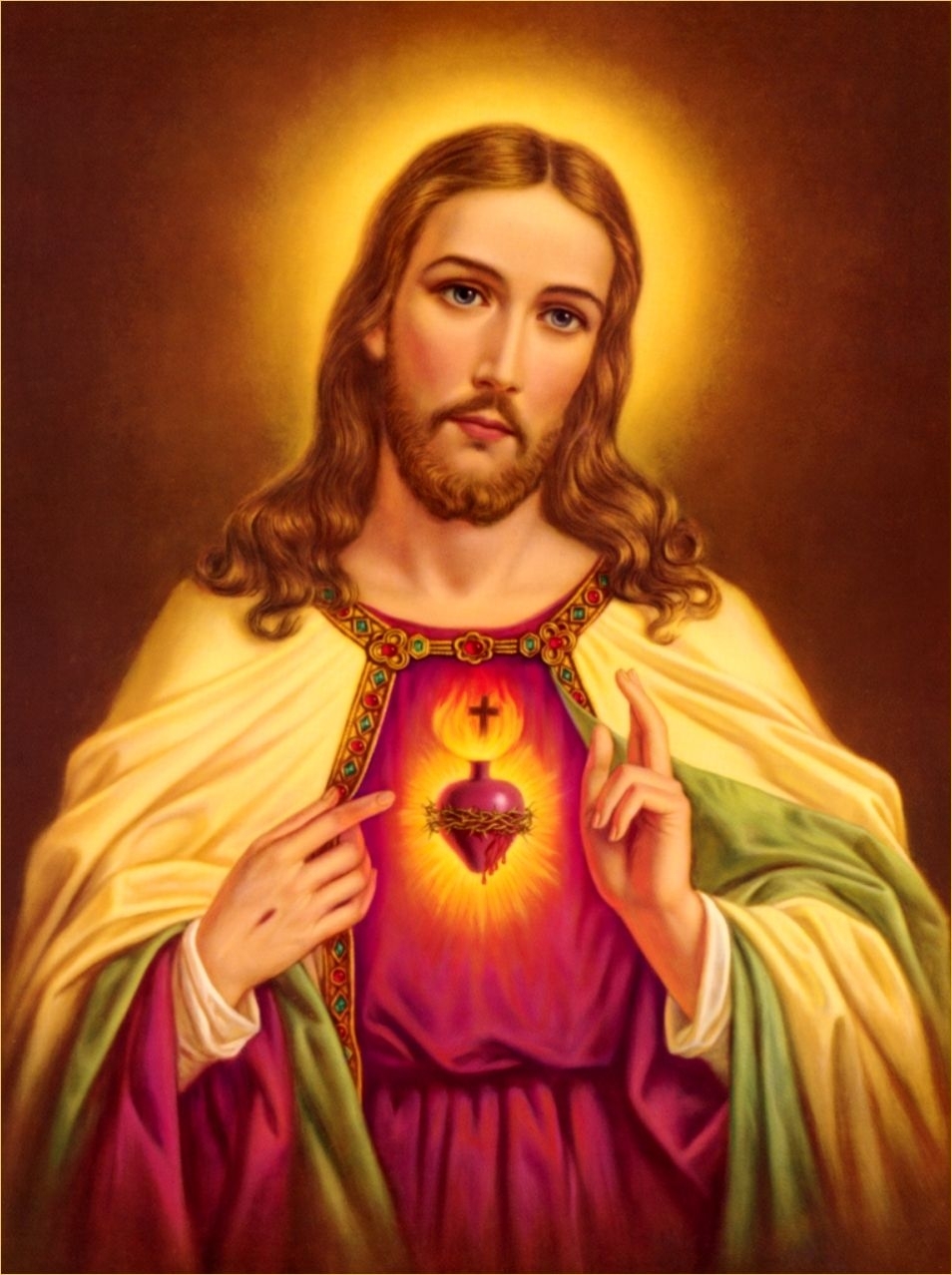 prayer to the sacred heart of jesus | sacred heart, savior and blessings