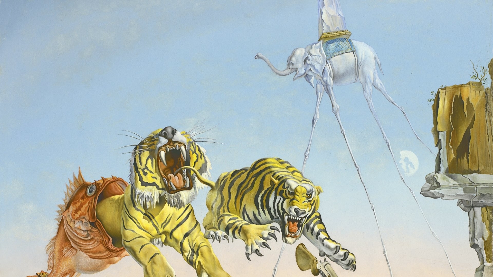 10 New Salvador Dali Wallpaper Tiger Full Hd 1920×1080 For Pc