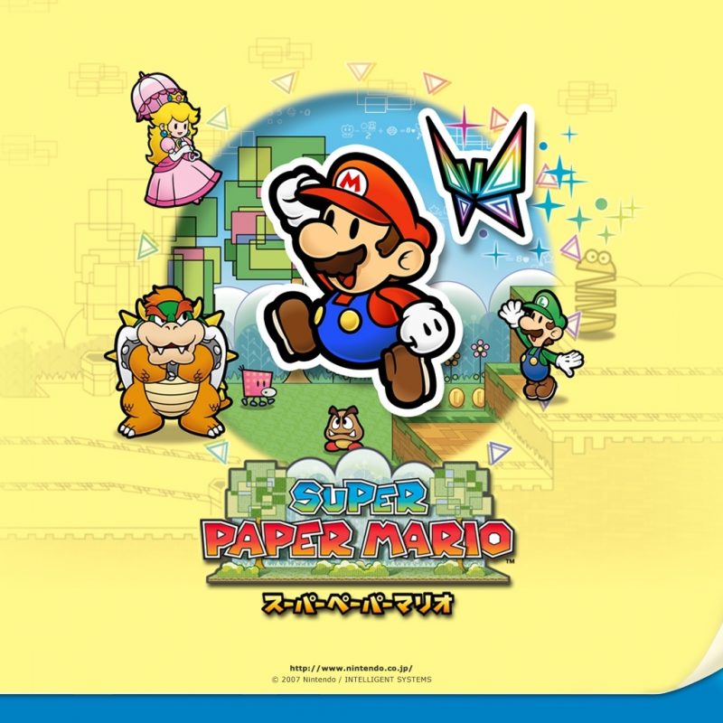 10 Top Super Paper Mario Wallpaper FULL HD 1920×1080 For PC Desktop 2022 free download super paper mario wallpaper and background image 1280x1024 id8637 800x800