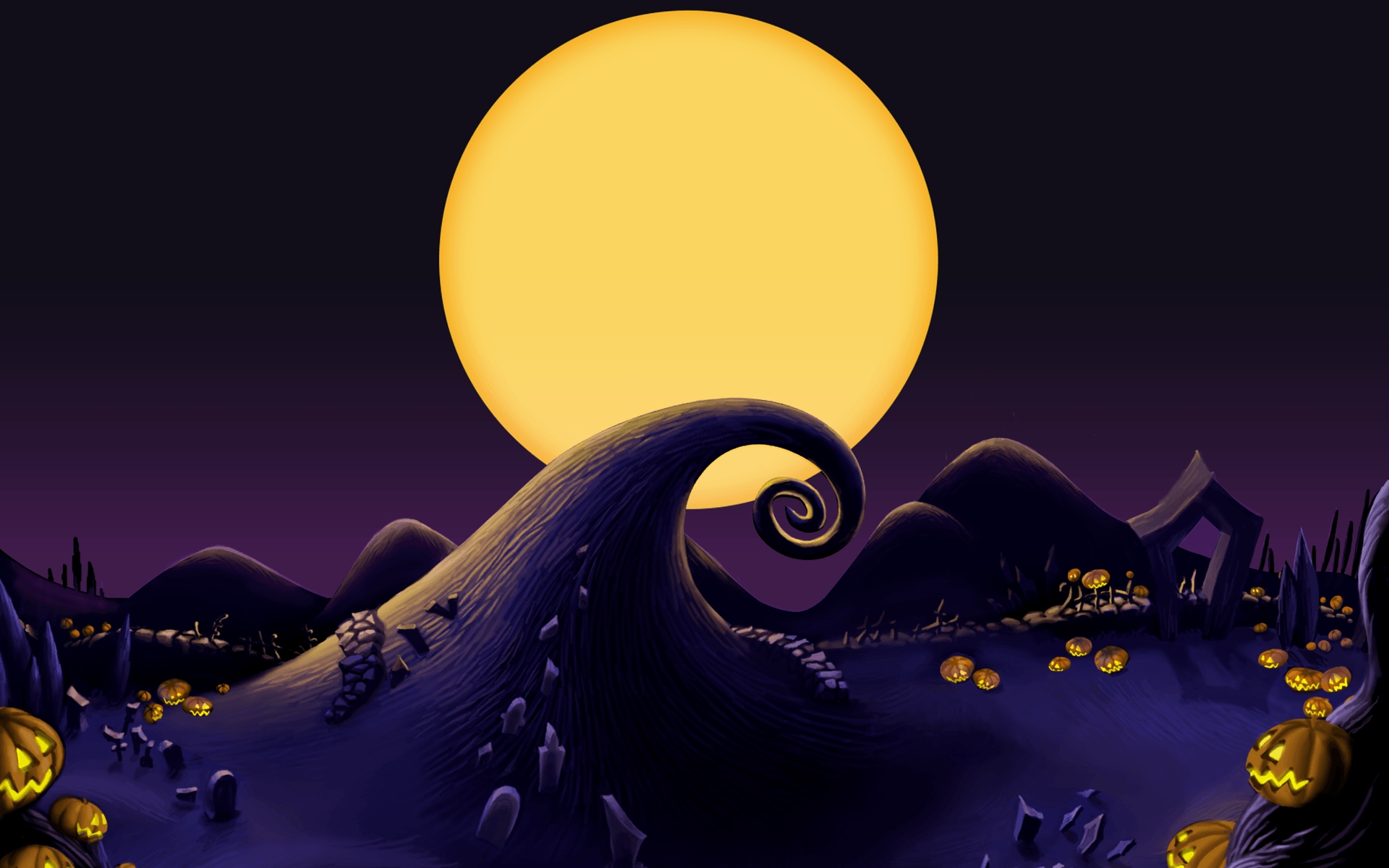 the nightmare before christmas backgrounds - wallpaper cave