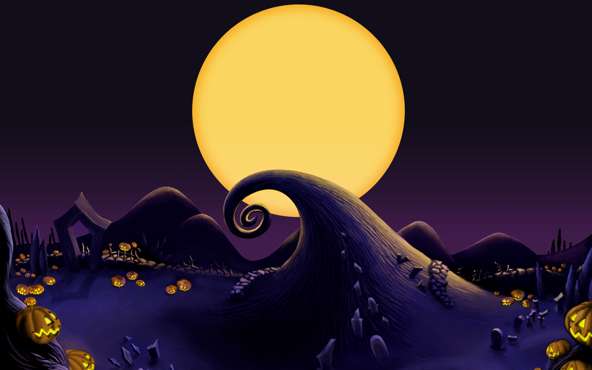 10 New Nightmare Before Christmas Screensavers FULL HD 1920×1080 For PC Background