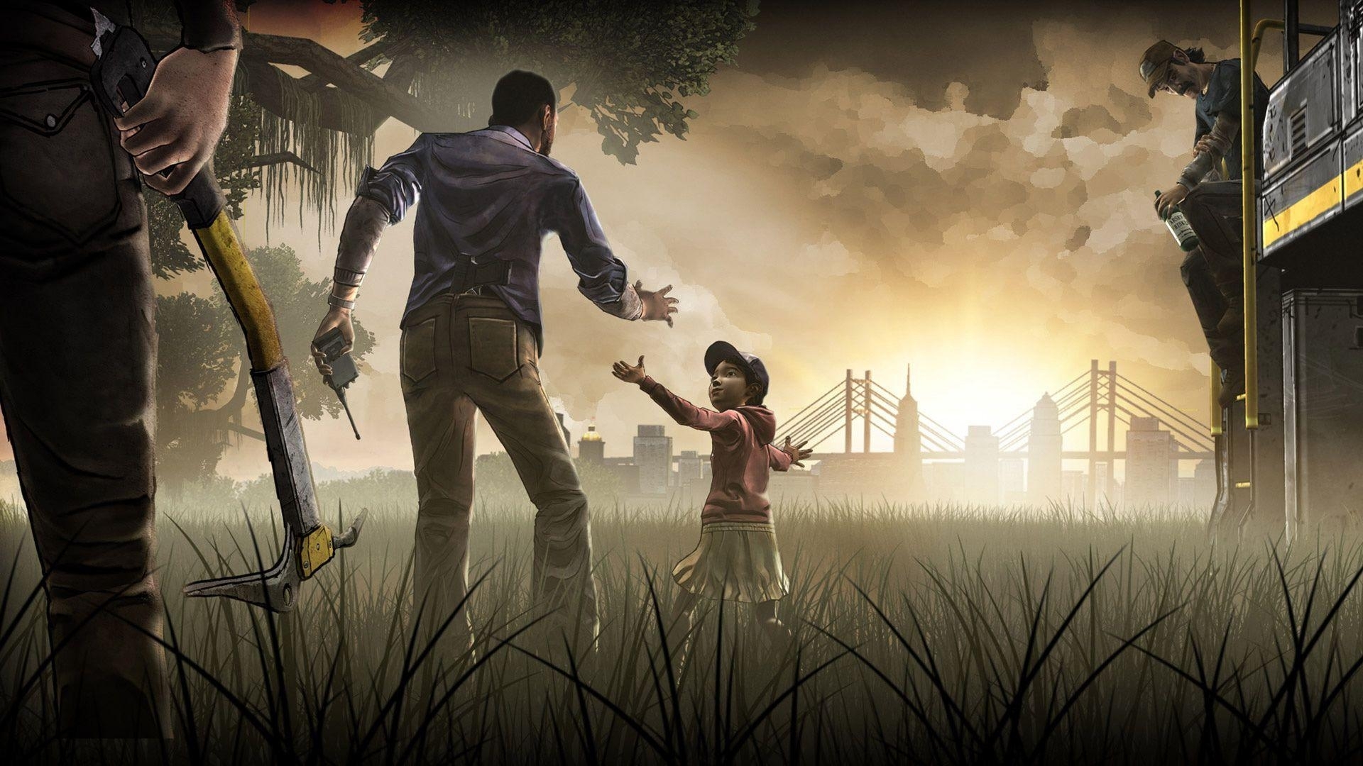 the walking dead game wallpapers - wallpaper cave