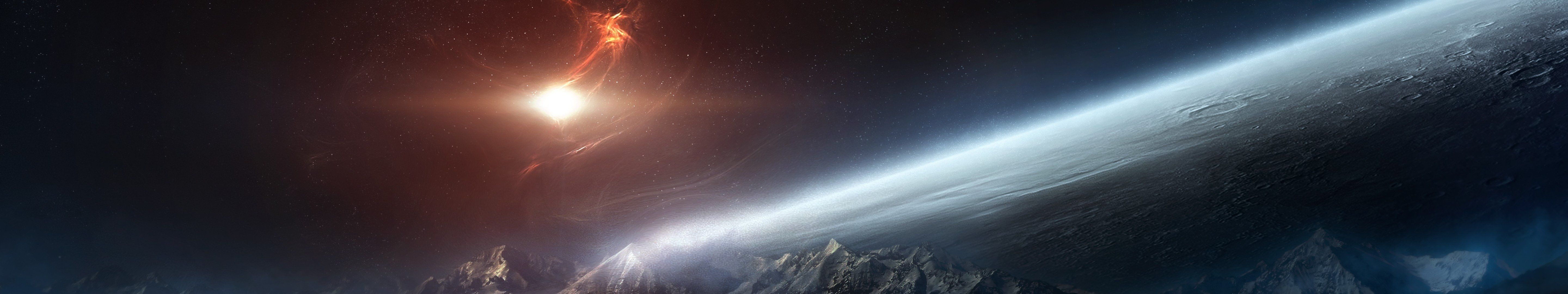 10 Top Space Triple Monitor Wallpaper FULL HD 1920×1080 For PC Background