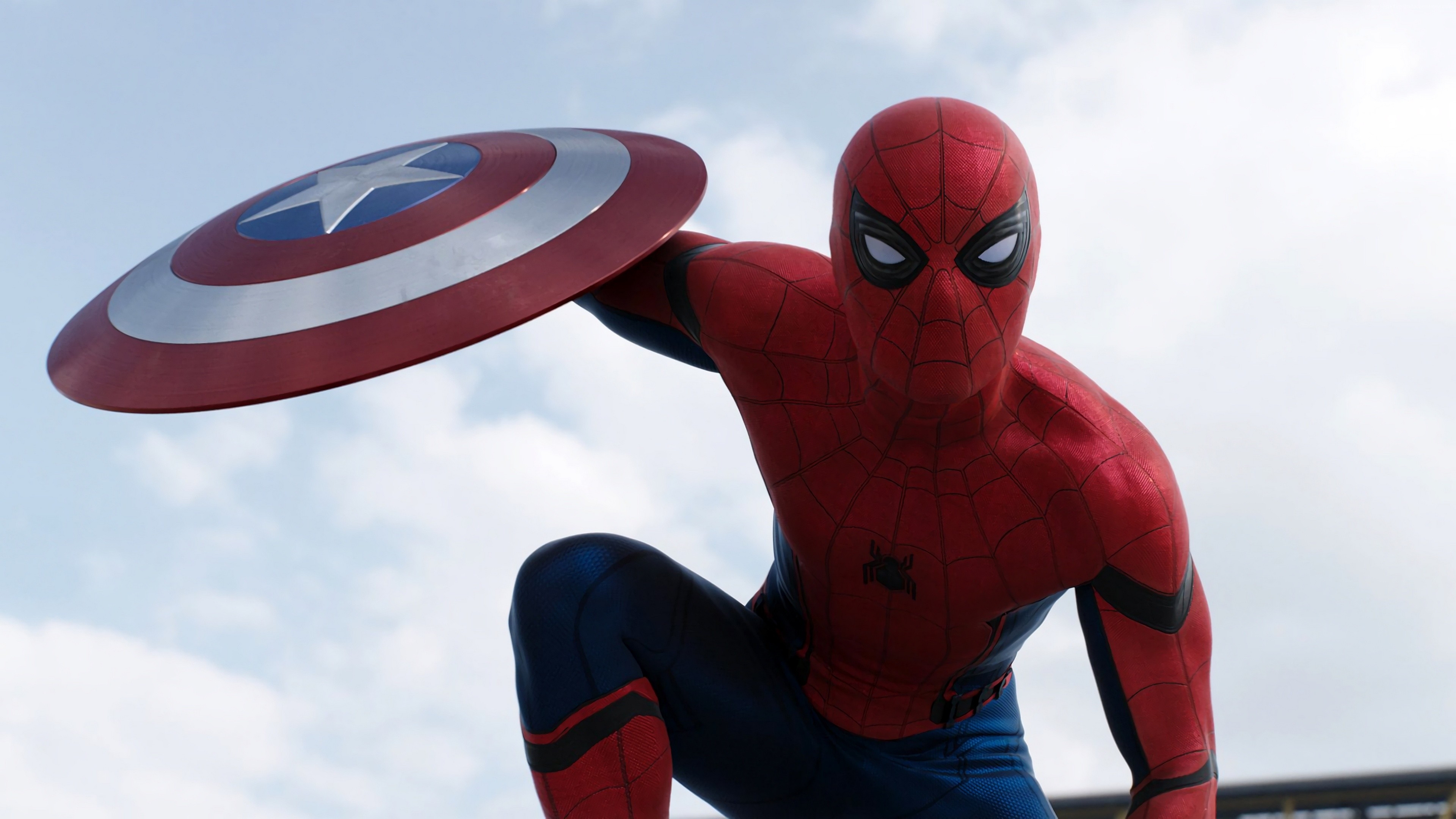 wallpaper captain america 3: civil war, spider man marvel, best