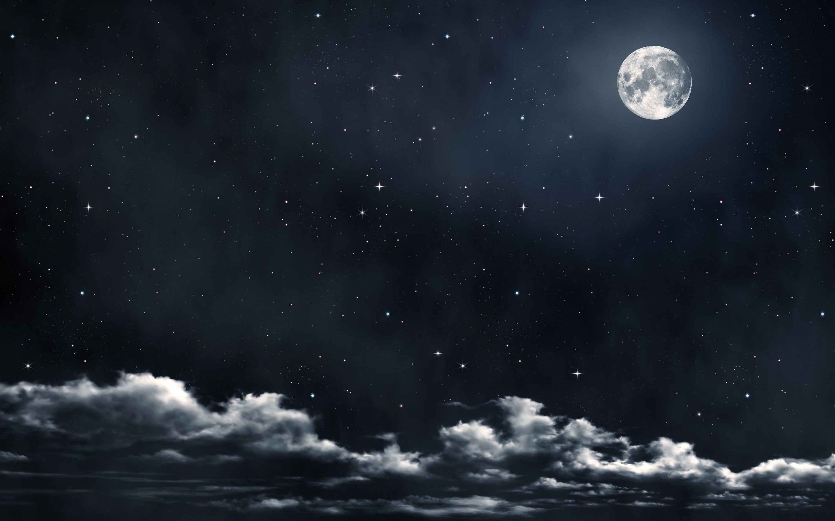 10 Latest Stars And Moon Backgrounds FULL HD 1080p For PC Background